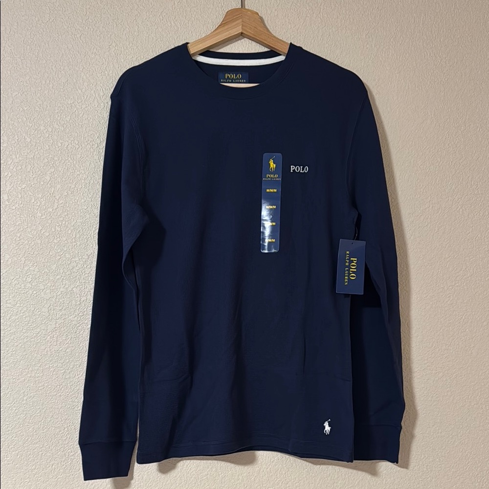 Polo by Ralph Lauren Men's Navy Shirt Size M